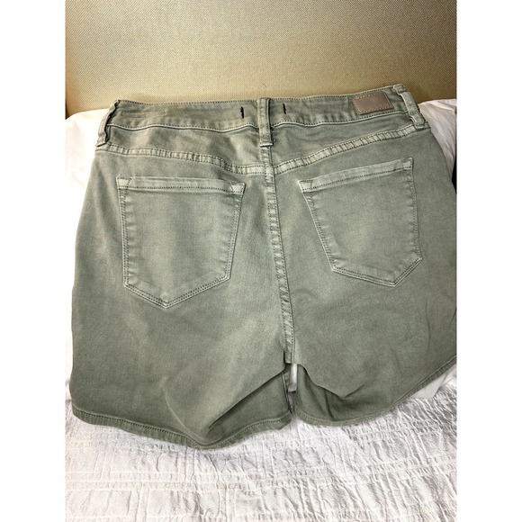 Dear John Ava Denim Shorts Olive Green Size 27 EXCELLENT CONDITION - Picture 2 of 11